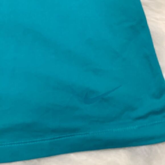 Nike dri fit turquoise muscle shirt top - Picture 2 of 3